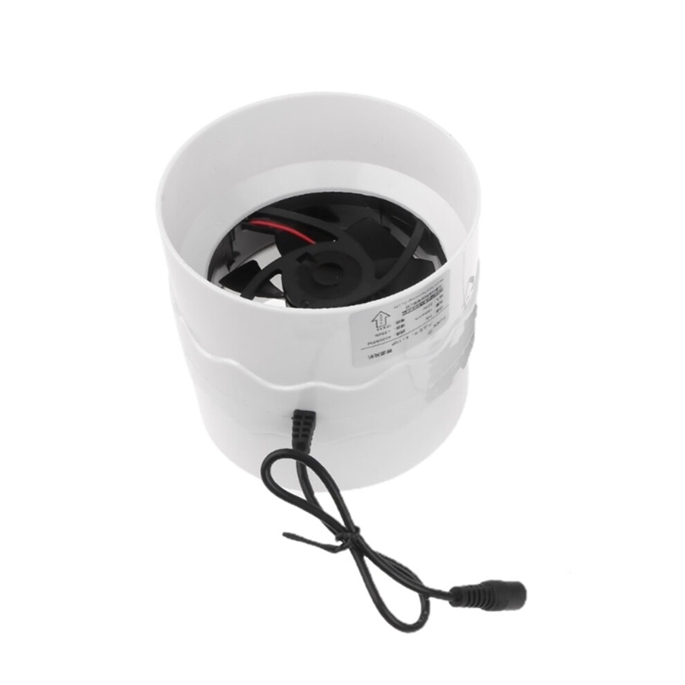 Inline Duct Fan 110Mm Ventilation Exhaust Boosters Fan Filter Duct 12V Extractor Blower Adjustable Speed Exhaust Fan,Durability And Easy Installation 9329345386909