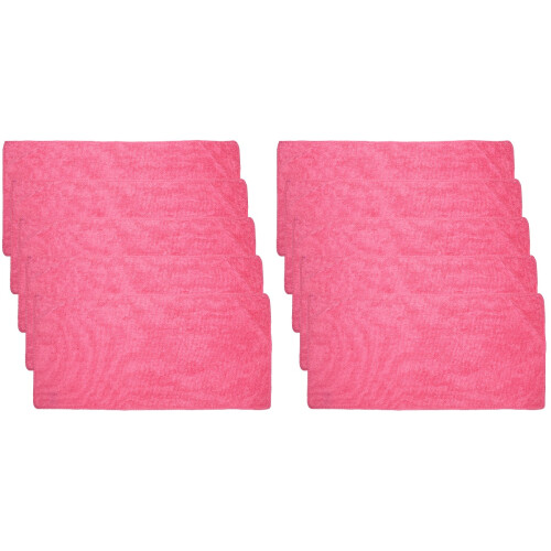 10Pcs Easy-Clean Pink Guinea Pig Sleeping Pad Soft Pet Blanket