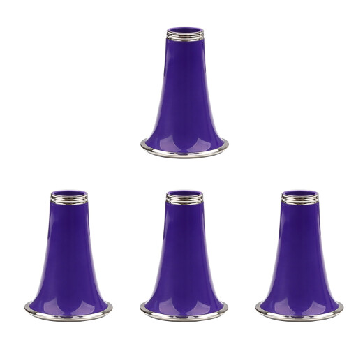 4Pcs Purple Plastic Clarinet Bell Replacement for Beginner Players