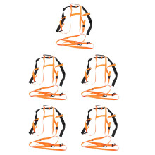 5Pièces Ski Enfant Orange Ajustable Pour