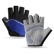 1 Pair Cycling Half-finger Gloves Men Women Moisture-Wicking Breathable Outdoor Motorcycle Riding Sports Fingerless Gloves