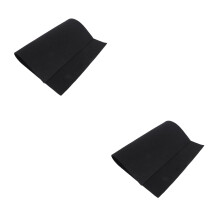 2Pièces Tapis Feutre Noir Protège Pour