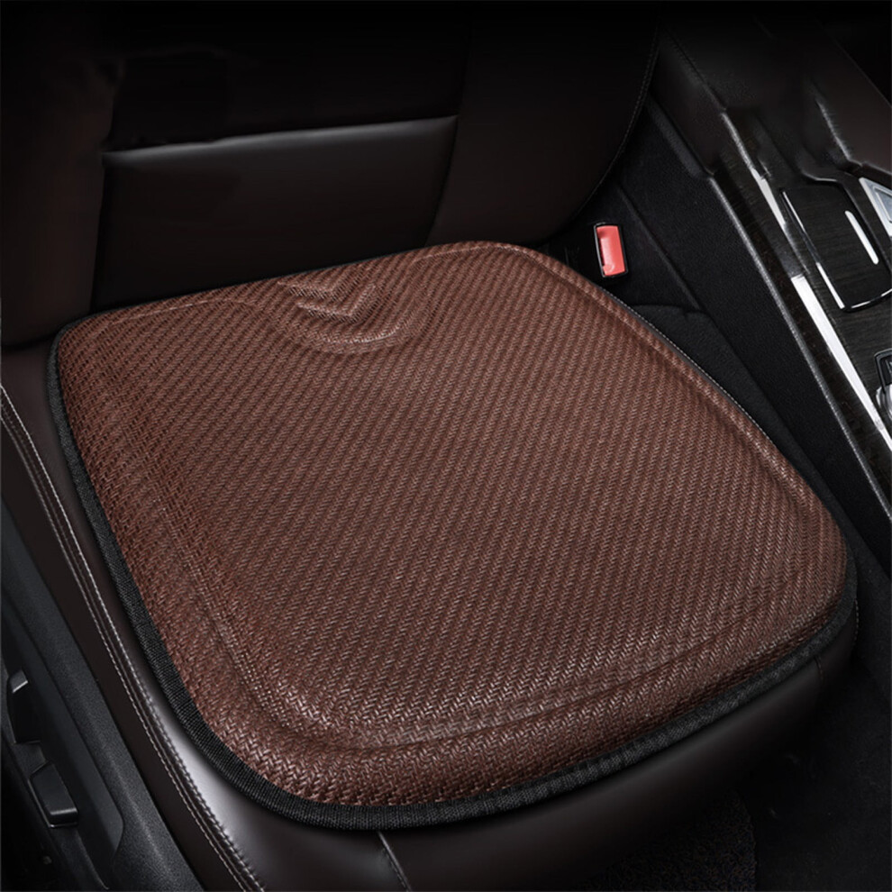Breathable & Anti-Slip Viscose Filament Car Seat Covers, Ice Silk Non-Slip Universal Pad With Pockets Â Compatible With Most Vehicles 9087558481650