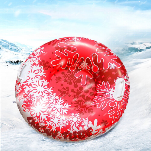 Boia de neve inflável de 81 cm (32 polegadas) para inverno, resistente, ideal para crianças e adultos. 2