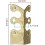 Sockelleisten-Eckenschutz, Vintage-Metallbronze, 10er-Pack 2
