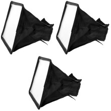 3Pcs Camera Flash Light Softbox Portable Universal Flash Diffusers