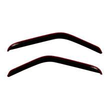 2pcs Sun Rain Wind Deflectors Door Window Visors in Channel Mount Style Dark Smoke Tint for Ford for Ranger 1993-2011