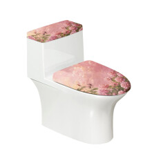 Ensemble de 2 couvre-toilettes de Noël - Maintien optimal - Compatible avec toutes les formes de toilettes - Ajustable