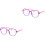 2Pcs Lightweight Eye Protective Glasses for Kids Blue Light Blocking 1