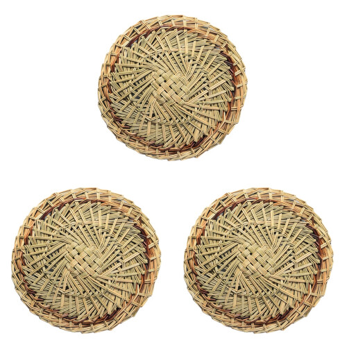 Light Brown Steaming Pad And Practical For Kitchen 3pcs
