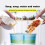 Kitchen drawstring garbage bags 5-gallon 5 pcs 6