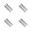 8Pcs Easy Install White Acrylic Guardrail Reflective Highway Markers 1