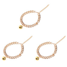 3 Pcs Pet Bell Collar Pet Necklace Ornament Supplies For Cat Dog