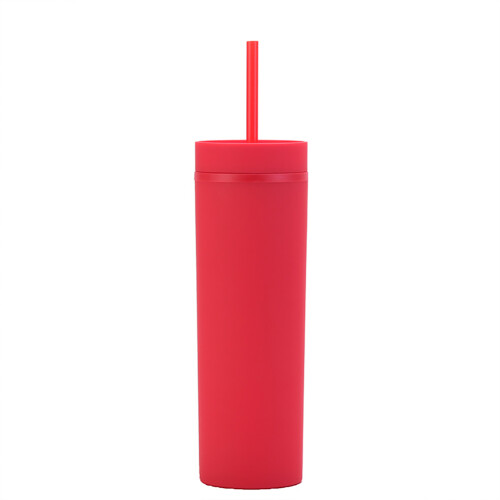 450ml διπλής στρώσης πλαστικό ποτήρι σφραγισμένο μονωμένο καπάκι μπουκαλιού νερού