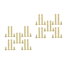 20Sets Golden Stainless Steel Folding Fan Repair Rivets and Nuts Kit