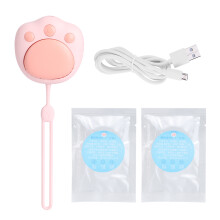 High-end Plastic Materials Cute Design Portable Rechargeable, Practical And Reusable Multi-function Warmer For Office, 2PCS