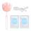 High-end Plastic Materials Cute Design Portable Rechargeable, Practical And Reusable Multi-function Warmer For Office, 2PCS 1