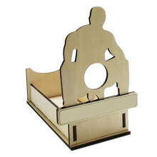 Wine Rack Decor Items, Customizable Art Supplies Racks For Unique Handcrafted Ornaments, Easy Assembly Decor Items For Dining Room Bar Restaurant