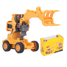 Dynamic Construction Toy Set with Excavator and Dump Truck, Designed for Imaginative Play and Enhanced Cognitive Abilities, with Vibrant Colors for