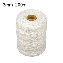 Baumwoll-Makramee-Kordel, 1 mm, 2 mm oder 3 mm, 200 m oder 450 m