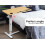 Levede Electric Height Adj. Over Bed Desk Oak 5