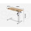 Levede Electric Height Adj. Over Bed Desk Oak 7