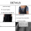 Ποδιά πλάτης Pinafore Cross για γυναίκες με τσέπες Ιαπωνική μπλούζα για εργασία, 5