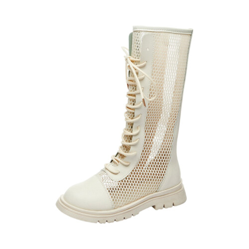 Children's Boots, Single Boots, High Waisted Straps, Side Zippers Boots 1