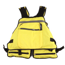 Lightweight Fishing Vest Backpack Yellow