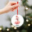 Flamingo Santa Hat Ornament Glass Christmas Tree Decor 6