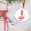 Flamingo Santa Hat Ornament Glass Christmas Tree Decor 8