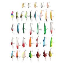 Langlebiges Angelköder-Set, Hochleistungs-Angelgerät, 3D-Augen, robuste, wiederverwendbare Minnow-Köder aus Metall und Kunststoff für Süß- und