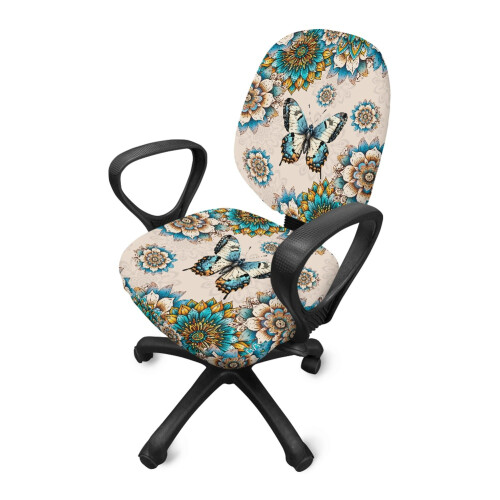 Boho Mandala Sommerfuglebordsstolsbetræk 2-pak 1