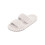 Pantofole da donna Willtoo con capelli ricci e design color caramella per uso interno, morbide e comode per la casa 2