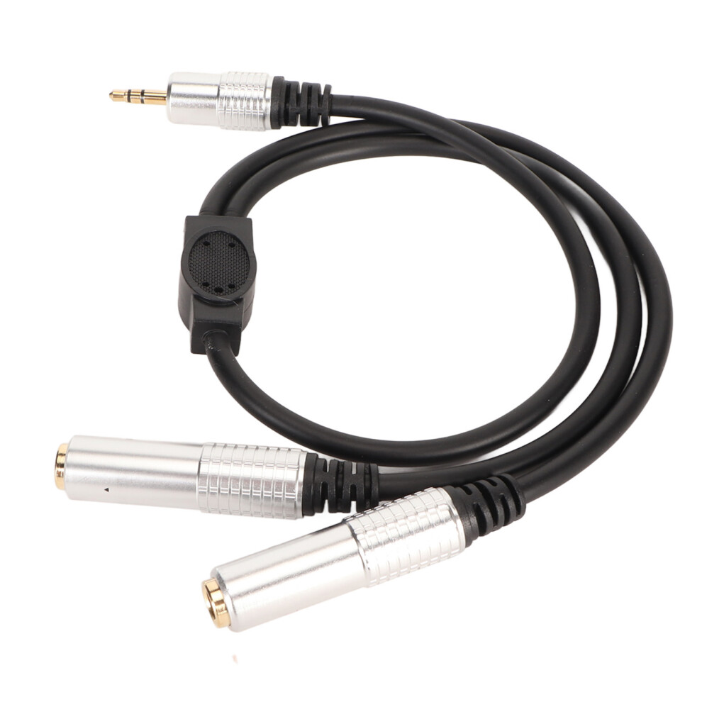 Microphone & Speaker Y Splitter Cable 3.5Mm To Dual 6.35Mm Male To Female 1.6Ft 8051388603835