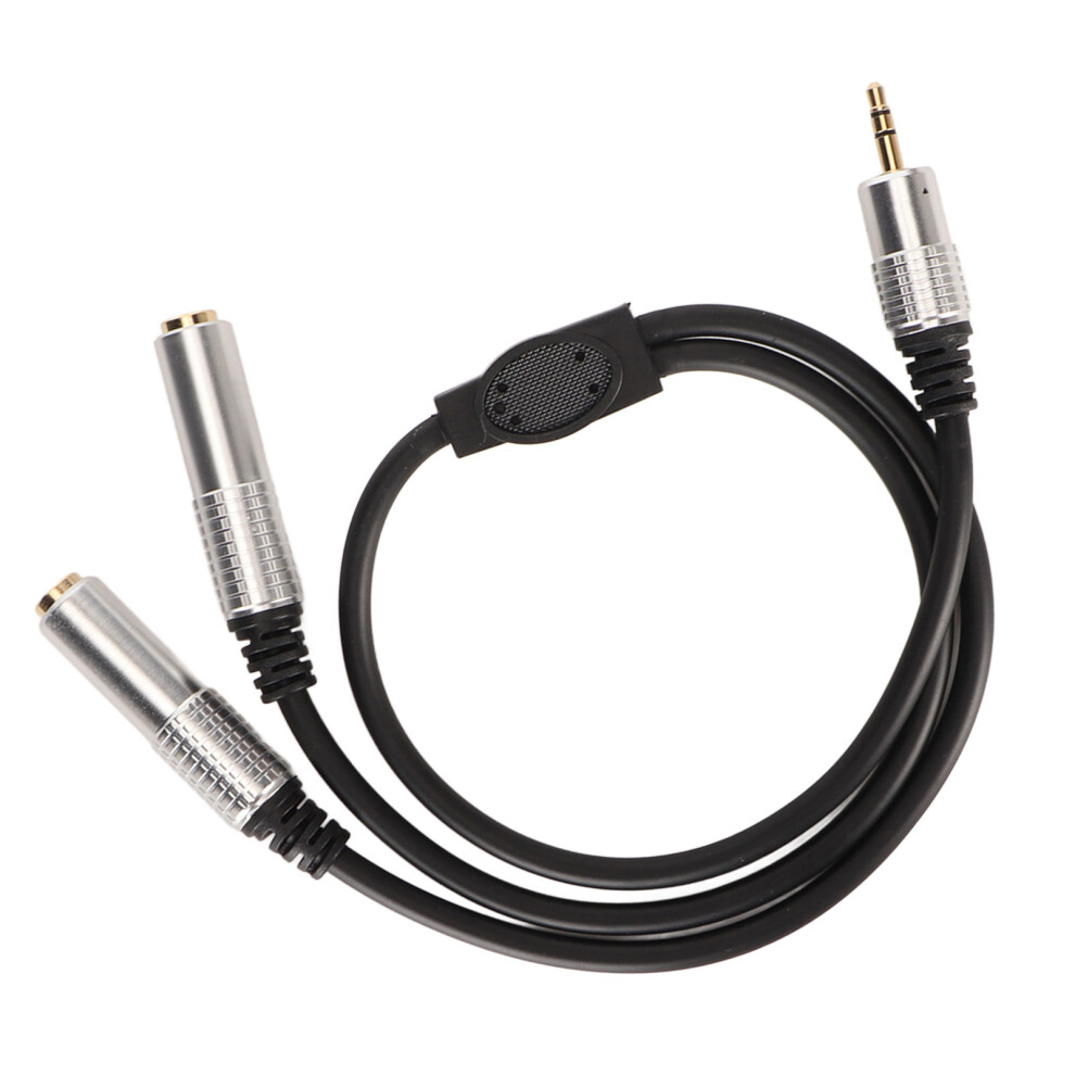Microphone & Speaker Y Splitter Cord 3.5Mm To Dual 6.35Mm Male To Female 1.6Ft 4141388121713