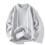 Herrenpullover, langärmelig, warm, Rundhalsausschnitt, modisch, bequem, einfarbig, Pullovermantel für Herren 2