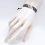 Pulsera Keffiyeh blanca y negra ajustable 4