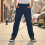 Boys Navy Chino Pants with Pockets Pull-On Straight Fit 6