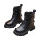 Children's Boots Single Boot British Student Laced Side Zipper Short Boots 3