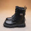 Children's Boots Single Boot British Student Laced Side Zipper Short Boots 4