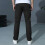 Boys Uniform Pants Stretch Chino Black Size 8-9 4