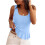 Women's Casual Top Blue M 4