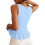 Women's Casual Top Blue M 5