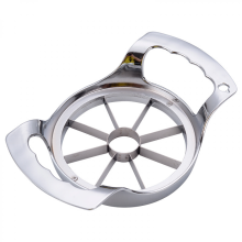 Stainless Steel Apple Cutter, Apple Corer Slicer, Pear Cutter, 12-Quarter Apple Divider, Core Remover, Fruit Peeler, Upgraded Version