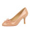 Women's Bowknot Round Toe Pumps Slim Heels 2