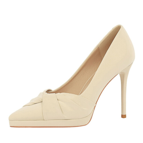 Women's Bow High Heel Pointed Toe Party Pumps 1