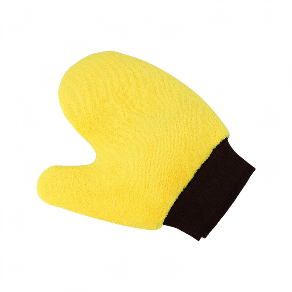 Fleece Car Cleaning Gloves - Flexible, No Shedding Dusting & Washing Gloves Coral 6485316725214