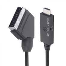 Tiontaire Scart go HDMI Cuibheoir Scart go HDMI Tiontaire Físe Fuaime Cábla Físe