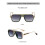 ZS-98351P Ανδρικά Γυαλιά Ηλίου Polarized - Ευρωπαϊκός & Αμερικανικός Τετράγωνος Σκελετός 3